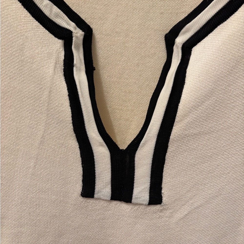 St John Sport Cream Tunic with Black Trim - Picture 2 of 6